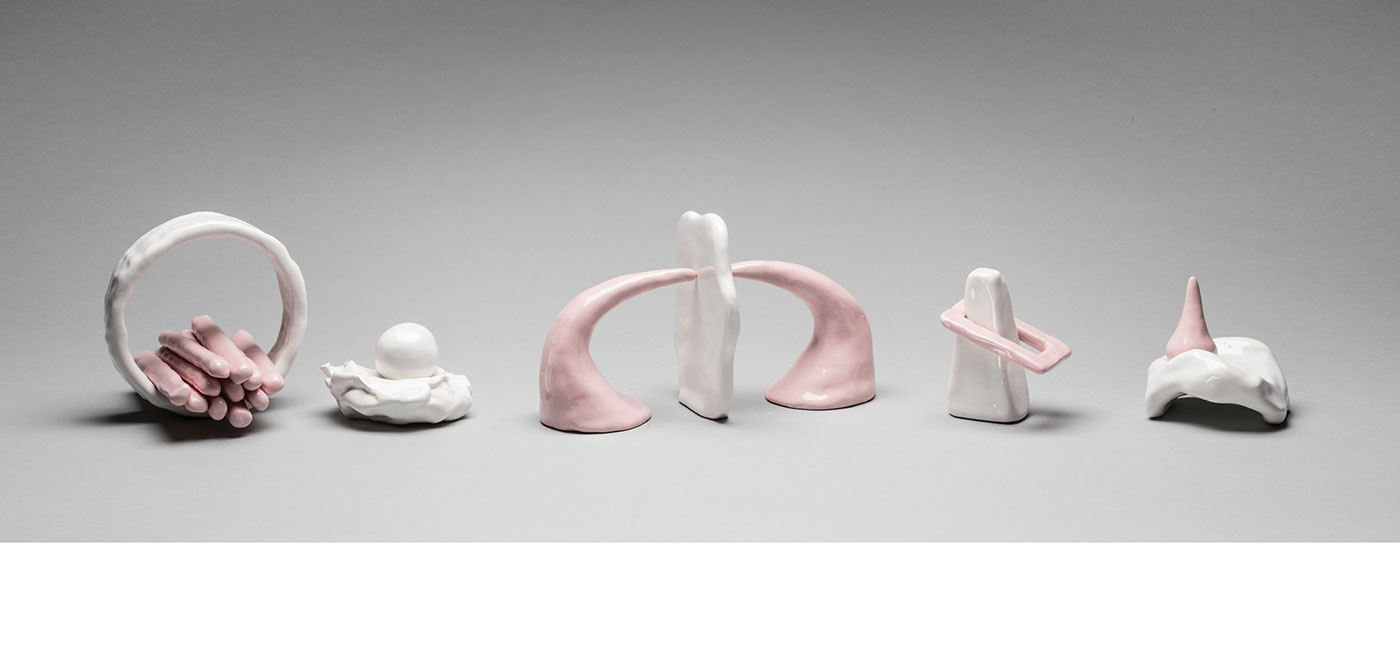 Tanya A. Long - Untitled (Combination
Objects in Pink and White)