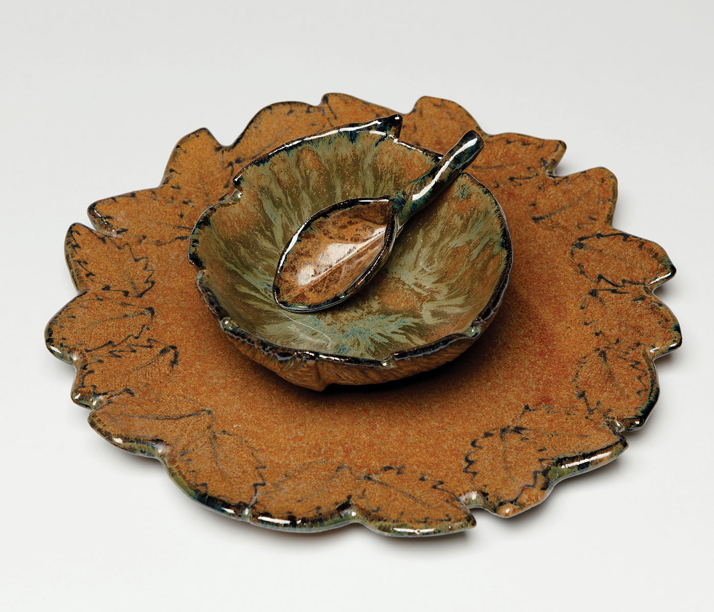 Laura M. Kinkade - Nature’s Platter, Bowl and Spoon
